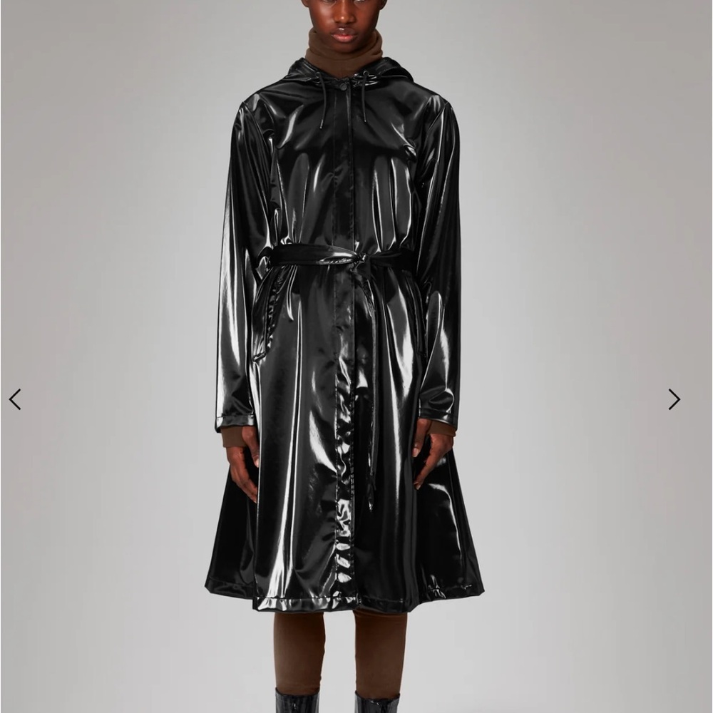 RAINS A-Line Longer W Rain Coat Jacket